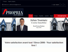 Tablet Screenshot of julienimmobilier.com